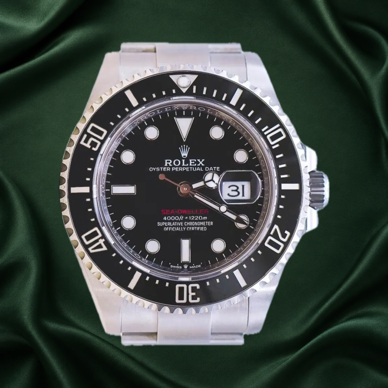 Rolex Sea Dweller 126600 Black Oyster · partner reference illustration