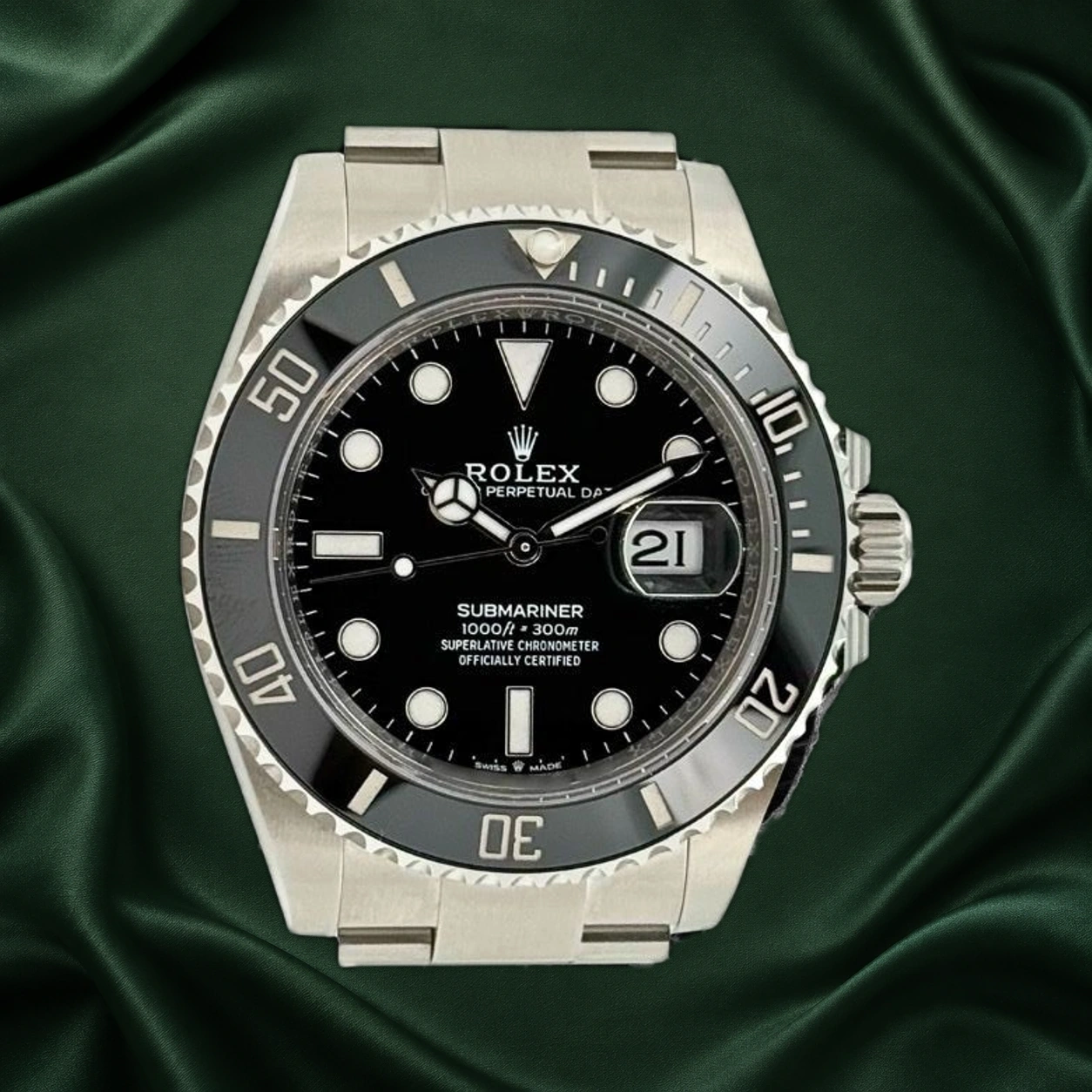 Rolex Submariner Date 126610LN 126610 Black Dial 41mm · partner reference illustration