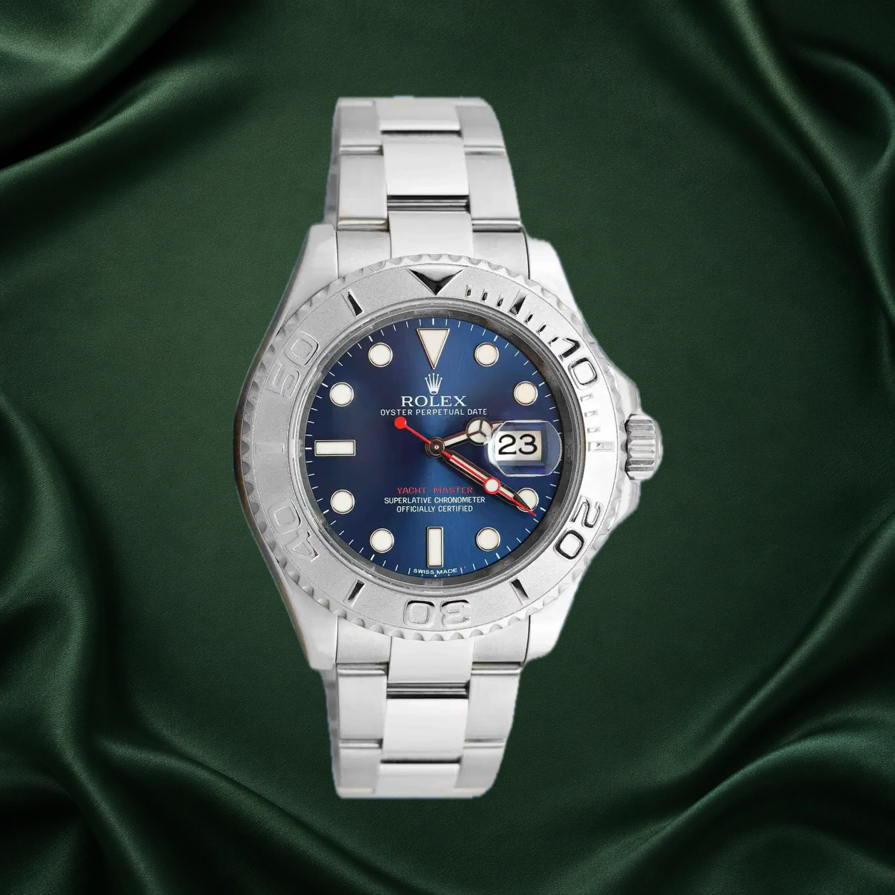 Rolex Yacht Master 116622 Blue Oyster · partner reference illustration