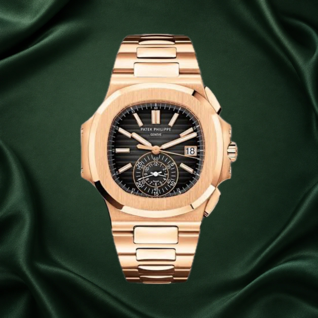 Patek Philippe Nautilus Flyback Chronograph 5980/1R 5980 Rose Gold · partner reference illustration