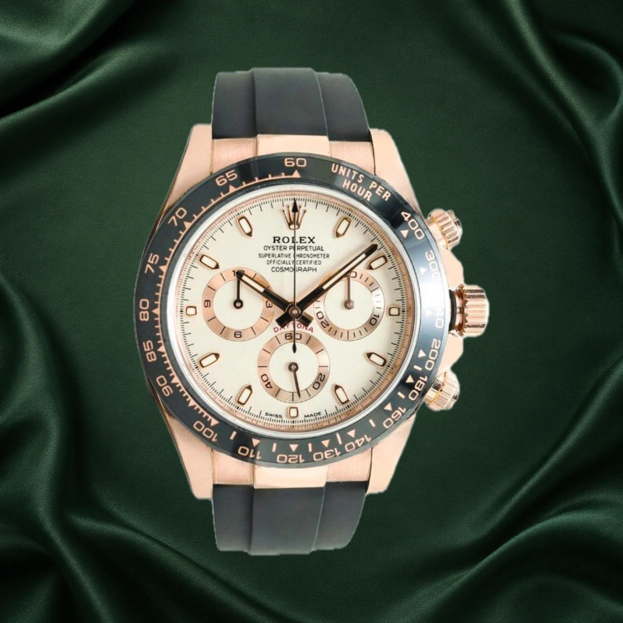 Rolex Daytona Oysterflex 116515LN · partner reference illustration