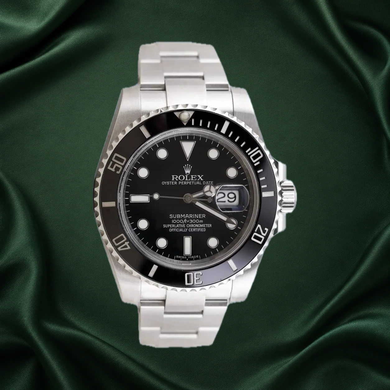 Rolex Submariner Date 116610LN Black Oyster · partner reference illustration
