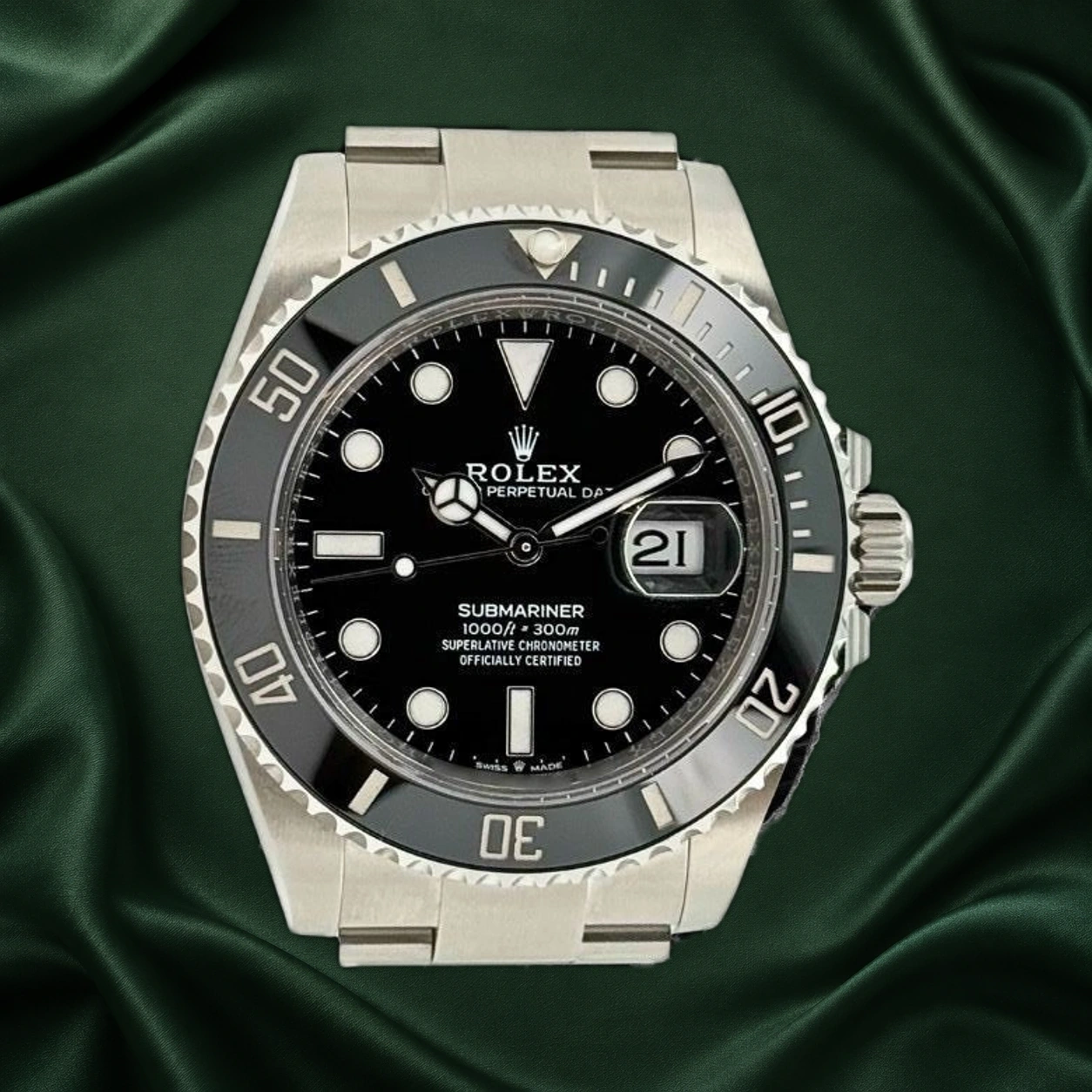Rolex Submariner Date 126610LN 126610 Black Dial 41mm · partner reference illustration