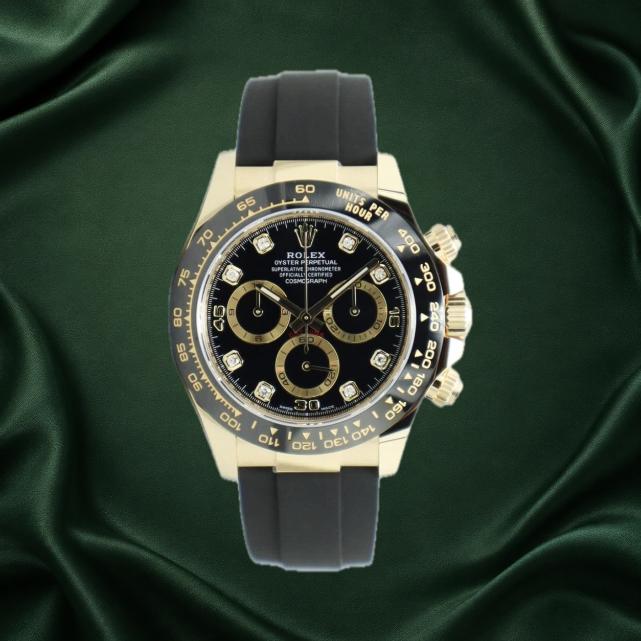 Rolex Daytona Oysterflex 116518LN · partner reference illustration