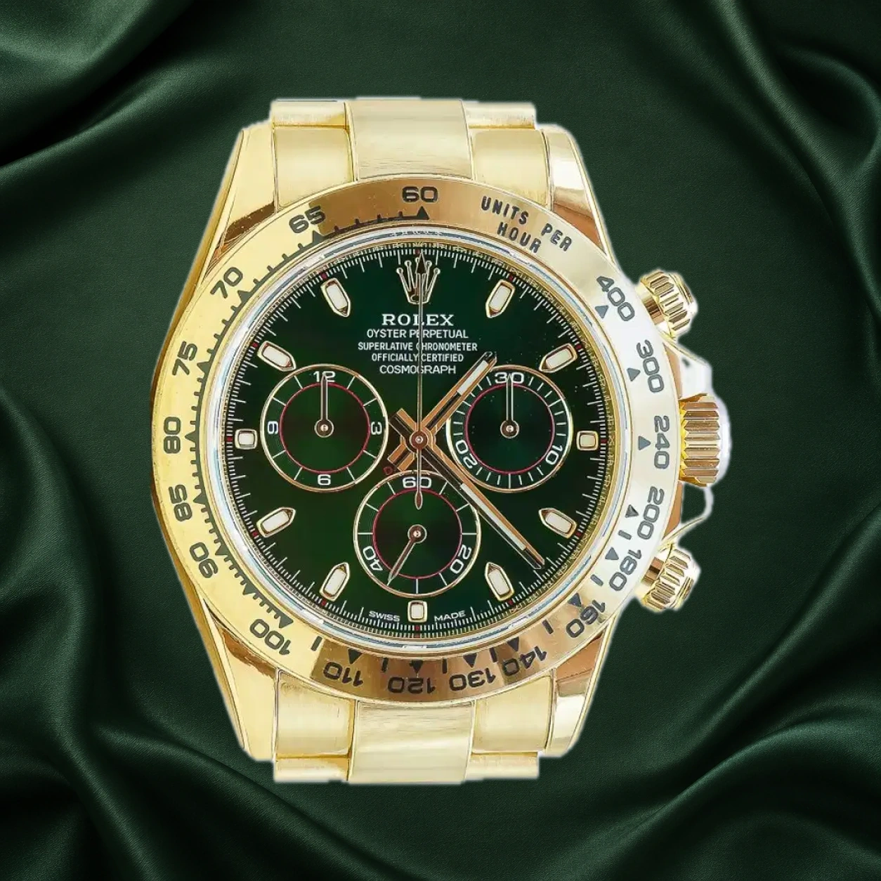 Rolex Daytona John Mayer 116508 Green Oyster · partner reference illustration