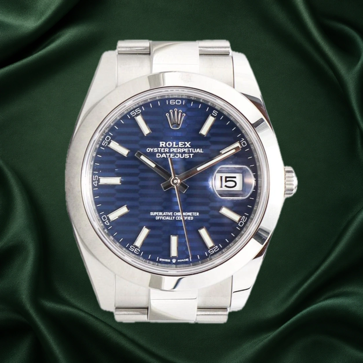 Rolex Datejust Oyster 126300 · partner reference illustration