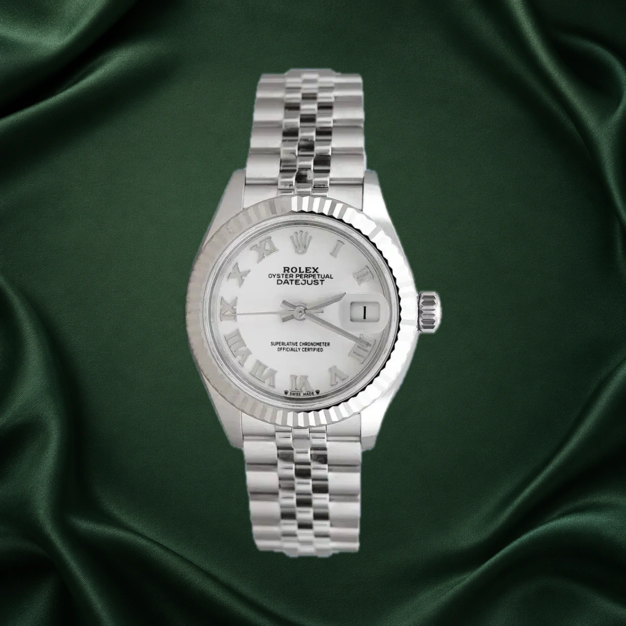 Rolex Datejust 279174 White Roman Jubilee · partner reference illustration