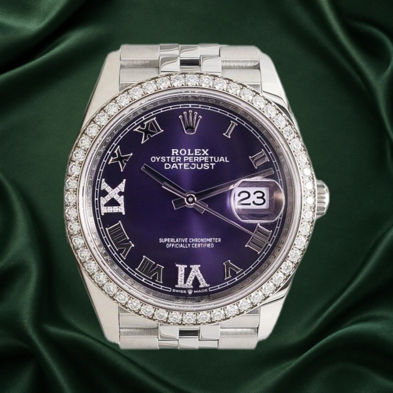 Rolex Datejust Jubilee 126284RBR · partner reference illustration