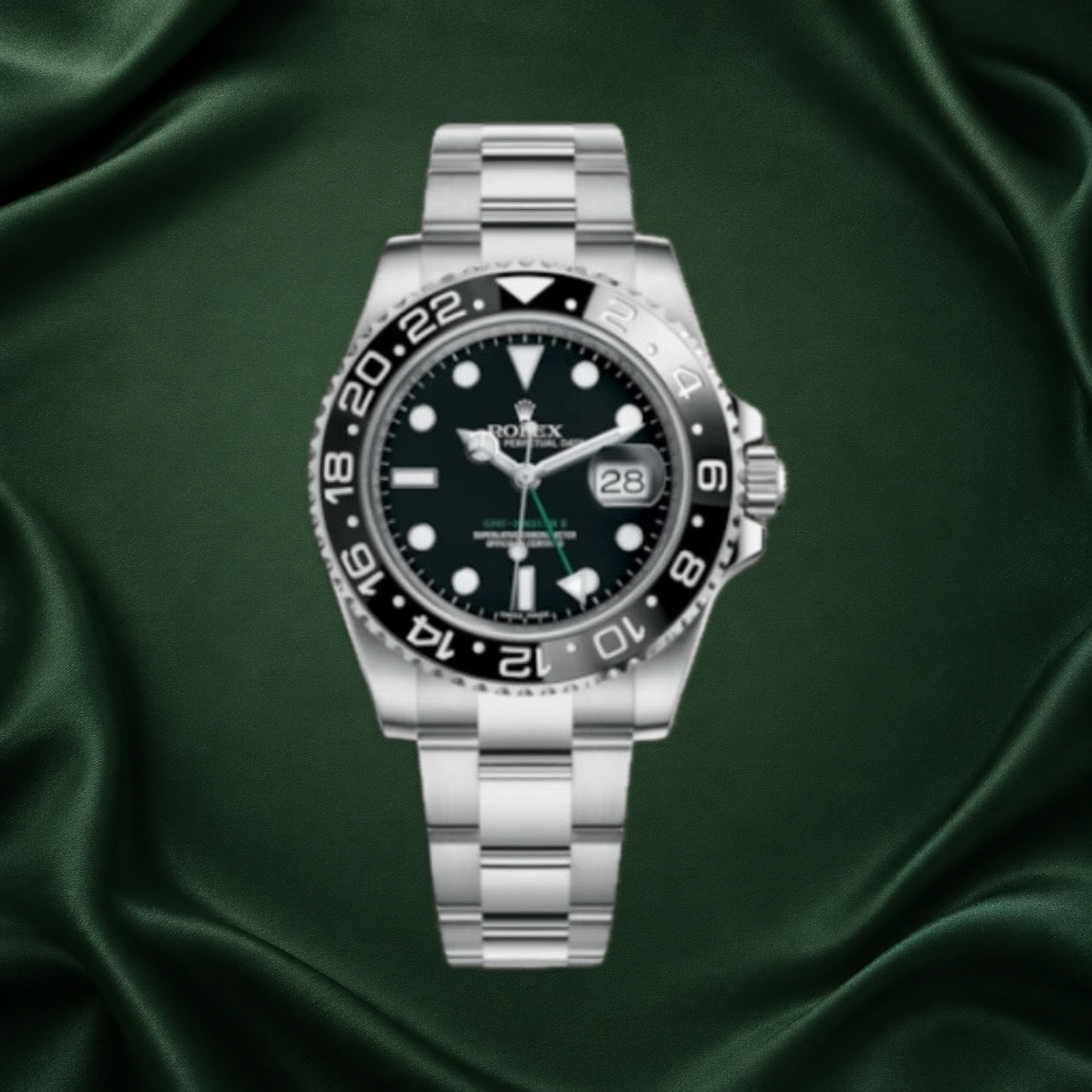 Rolex GMT-Master II Black 116710LN Oyster 116710 40mm · partner reference illustration