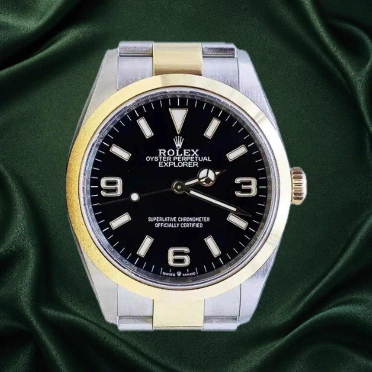 Rolex Explorer 124273 Black Oyster · partner reference illustration