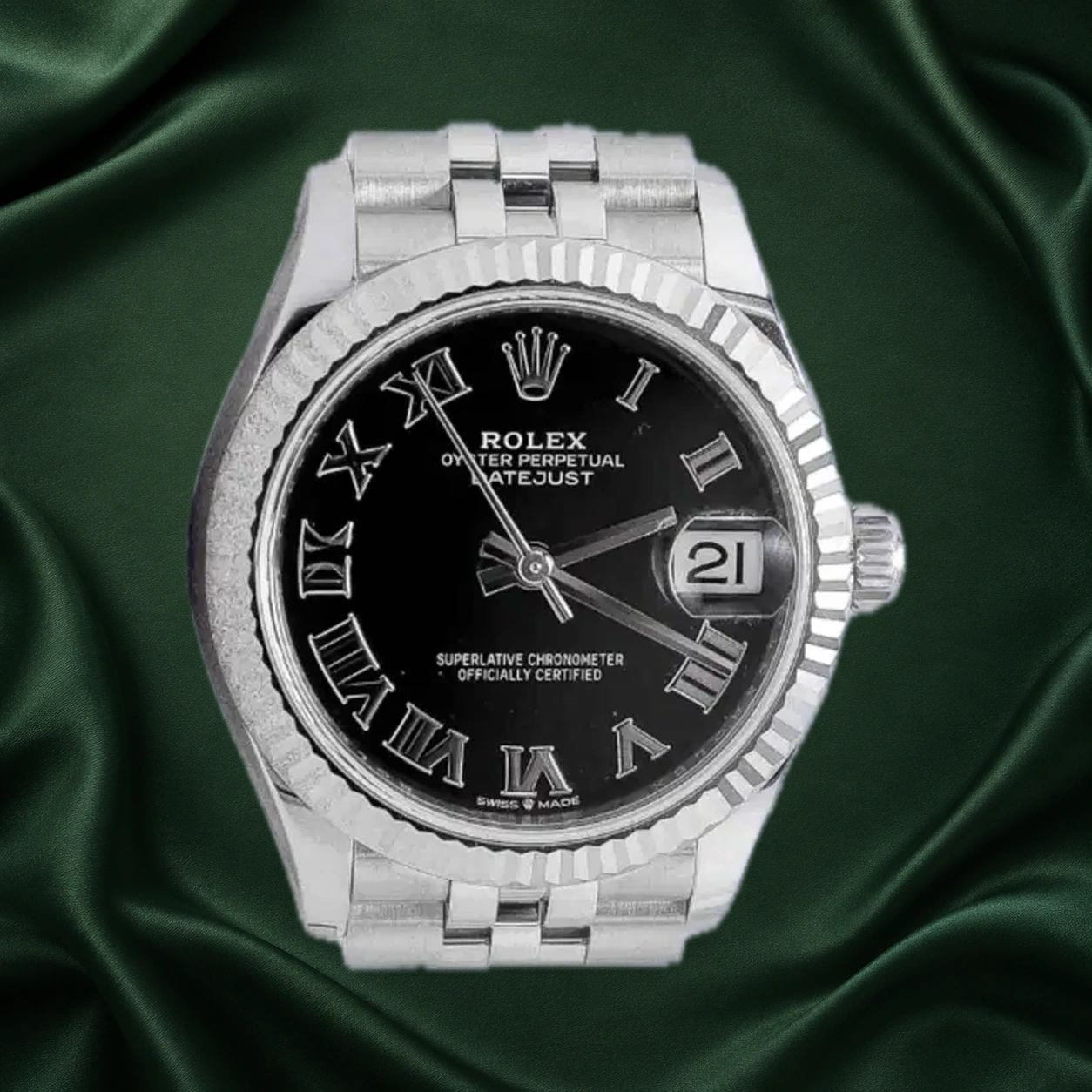 Rolex Datejust 278274 Black Roman Jubilee · partner reference illustration