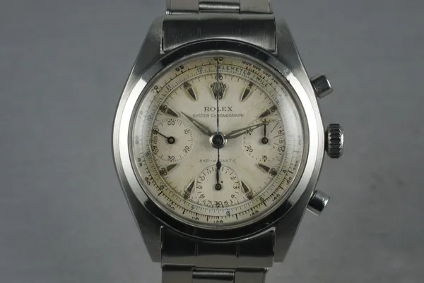 Rolex Chronograph Ref. 6034, front view, source example 1
