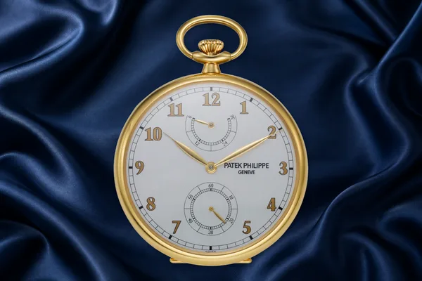 Patek Philippe Lépine power-reserve pocket watch Ref. 972/1J-010, front view, source example 1