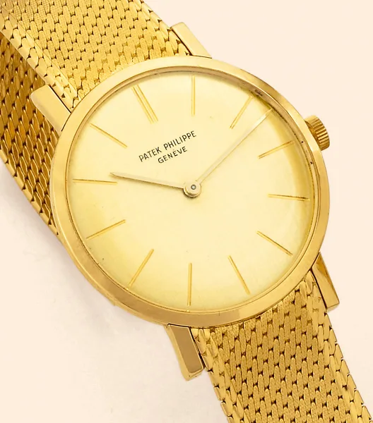 Patek Philippe Slim dress watch Ref. 3426, three-quarter view, source example 1