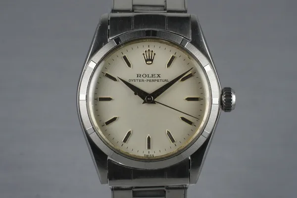 Rolex MidSize Oyster Perpetual Ref. 6549, front view, source example 1