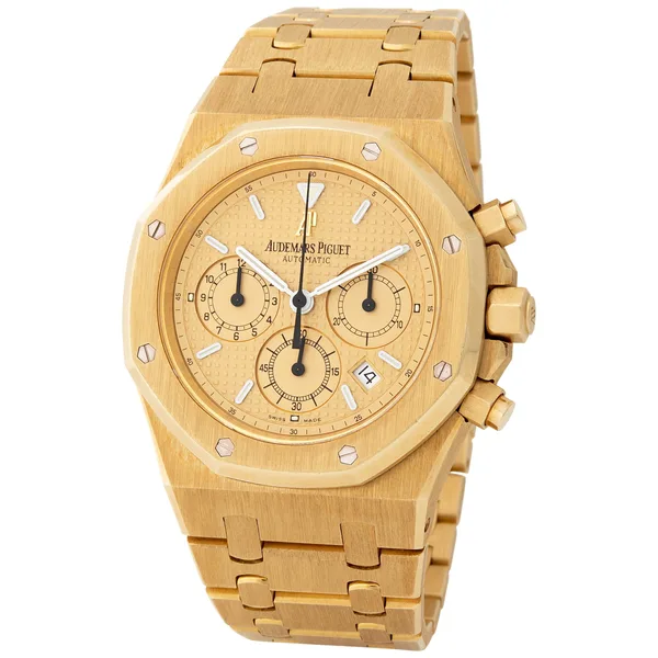 Audemars Piguet Royal Oak Chronograph Ref. 25860BA.OO.1110BA.02, three-quarter view, source example 1