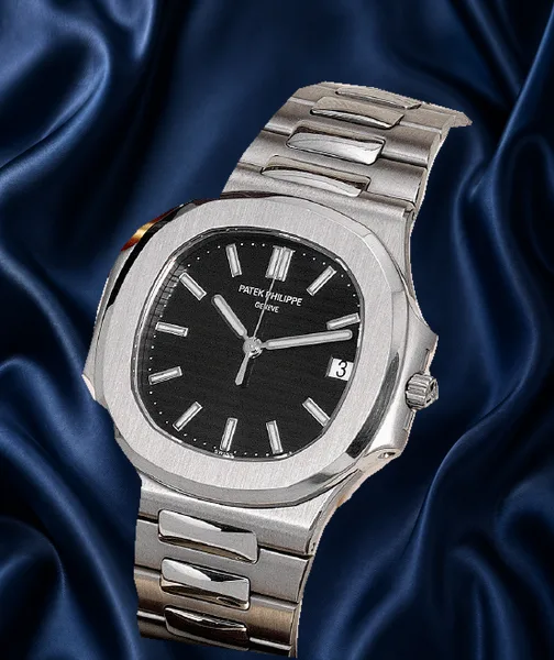 Patek Philippe Nautilus Ref. 3711/1G-001, three-quarter view, source example 1