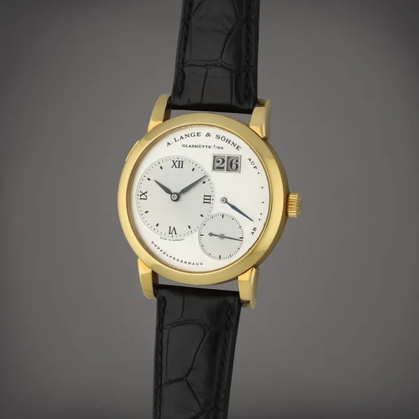 A. Lange & Söhne LANGE 1 Ref. 101.002, three-quarter view, source example 1