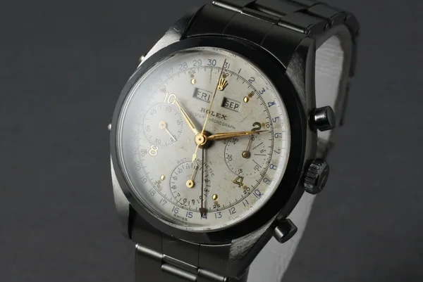 Rolex Steel Datocompax Triple-Date Chrono “Jean-Claude Killy” Ref. 6236, three-quarter view, source example 1