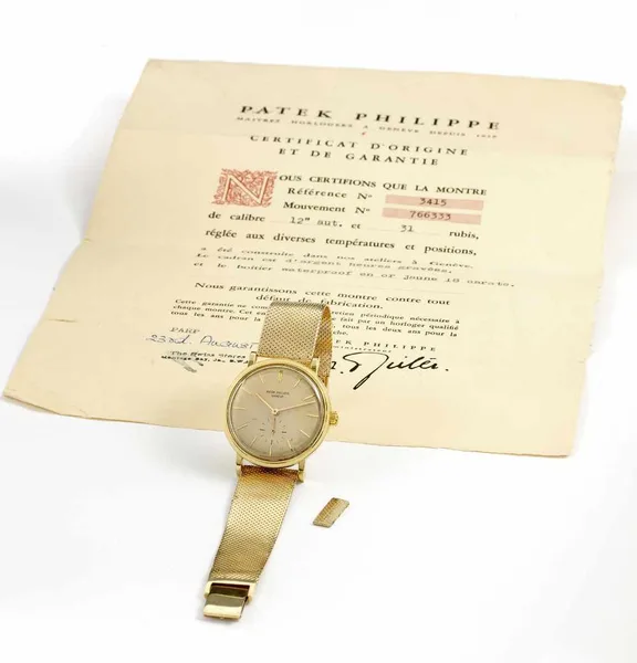 Patek Philippe Vintage wristwatch Ref. 3415, three-quarter view, source example 1