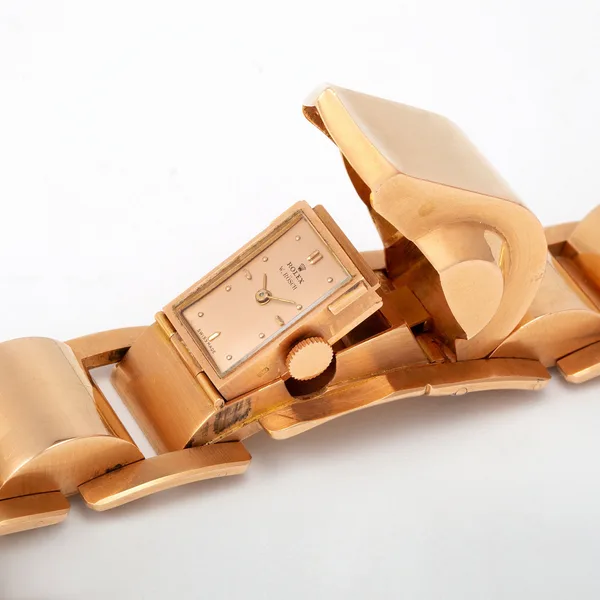 Rolex Ladies concealed-dial bracelet watch Ref. 4322, three-quarter view, source example 1