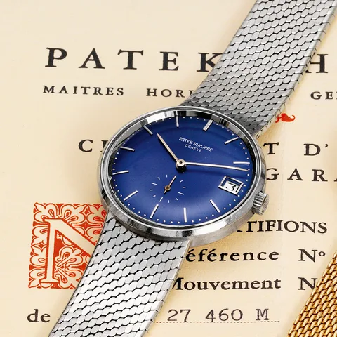 Patek Philippe Vintage wristwatch Ref. 3514/4, three-quarter view, source example 1