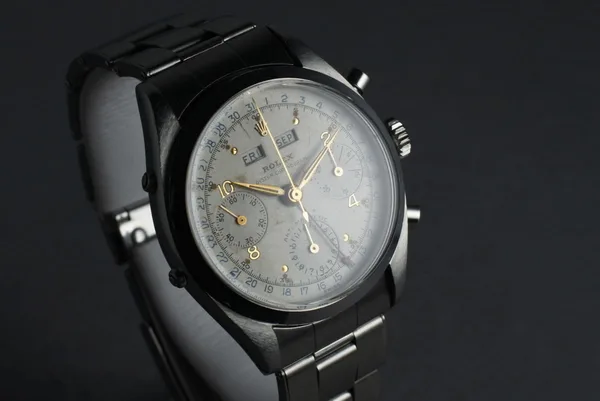 Rolex Steel Datocompax Triple-Date Chrono “Jean-Claude Killy” Ref. 6236, three-quarter view, source example 1