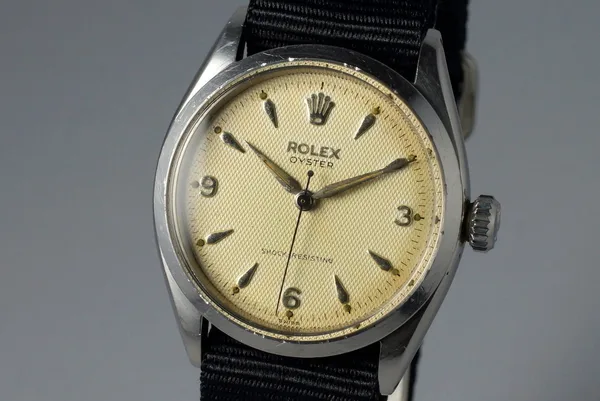 Rolex Oyster Ref. 6480, three-quarter view, source example 1