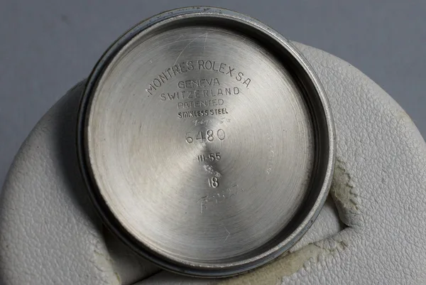 Rolex Oyster Ref. 6480, caseback detail, source example 1