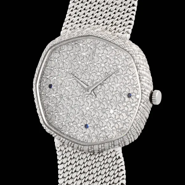 Audemars Piguet Gold bracelet watch Ref. 4068BC, front view, source example 1