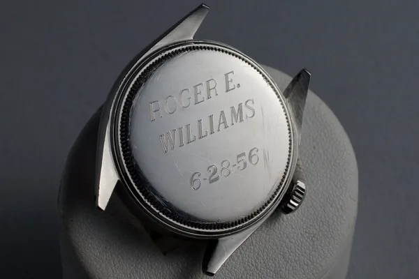 Rolex Oyster Ref. 6480, caseback detail, source example 1