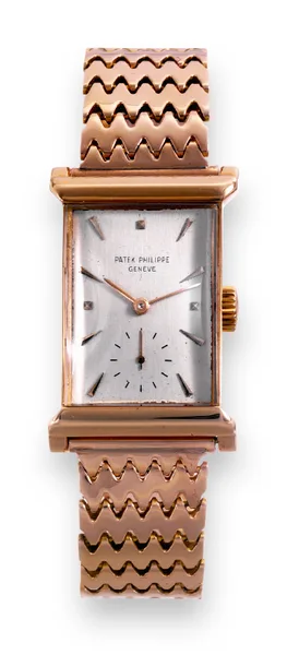 Patek Philippe Vintage wristwatch Ref. 2404, three-quarter view, source example 2